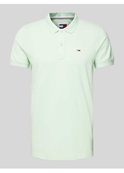 Koszulka polo o kroju slim fit z wyhaftowanym logo ze sklepu Peek&Cloppenburg  w kategorii T-shirty męskie - zdjęcie 173388423