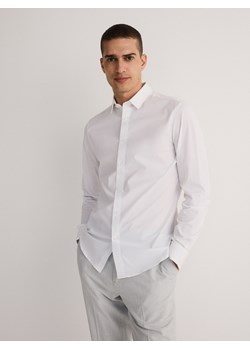 Reserved - Koszula slim fit - biały ze sklepu Reserved w kategorii Koszule męskie - zdjęcie 173389882