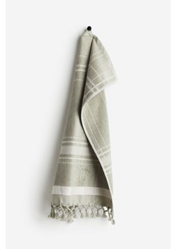 H & M - Ręcznik z frędzlami - Zielony ze sklepu H&M w kategorii Szaliki i chusty damskie - zdjęcie 173392643