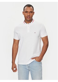 Tommy Hilfiger Polo Mao MW0MW34752 Biały Slim Fit ze sklepu MODIVO w kategorii T-shirty męskie - zdjęcie 173394232