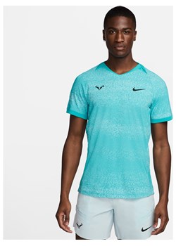 Męska koszulka tenisowa z krótkim rękawem Dri-FIT ADV Rafa - Zieleń ze sklepu Nike poland w kategorii T-shirty męskie - zdjęcie 173396182