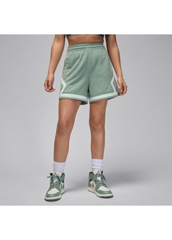 Damskie spodenki z motywem rombu Jordan Sport 10 cm - Zieleń ze sklepu Nike poland w kategorii Szorty - zdjęcie 173396183