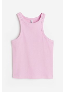 H & M - Krótka koszulka - Różowy ze sklepu H&M w kategorii Bluzki damskie - zdjęcie 173396464