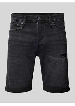 Szorty jeansowe o kroju regular fit z 5 kieszeniami model ‘RICK’ ze sklepu Peek&Cloppenburg  w kategorii Spodenki męskie - zdjęcie 173396581