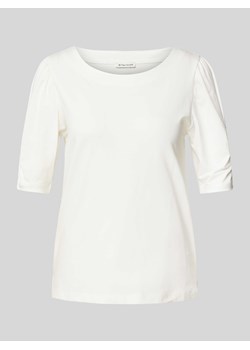 T-shirt z marszczeniami ze sklepu Peek&Cloppenburg  w kategorii Bluzki damskie - zdjęcie 173396650
