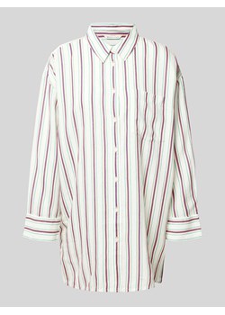 Bluzka koszulowa o długim kroju ze sklepu Peek&Cloppenburg  w kategorii Koszule damskie - zdjęcie 173396660