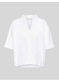 Bluzka ze spiczastym dekoltem ze stójką ze sklepu Peek&Cloppenburg  w kategorii Bluzki damskie - zdjęcie 173396721