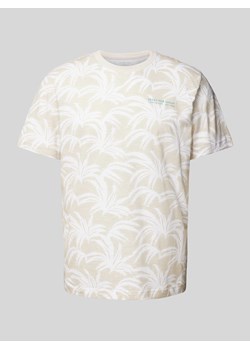 T-shirt we wzory na całej powierzchni ze sklepu Peek&Cloppenburg  w kategorii T-shirty męskie - zdjęcie 173396722