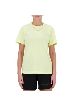 Koszulka New Balance WT41554LLT - zielona ze sklepu streetstyle24.pl w kategorii Bluzki damskie - zdjęcie 173397743