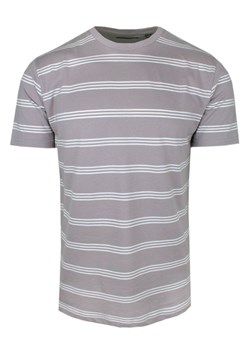 Męski T-Shirt (Koszulka) - Brave Soul - Beżowo-Fioletowa w Paski TSBRSSS24BRACKNELLdustypurple ze sklepu JegoSzafa.pl w kategorii T-shirty męskie - zdjęcie 173399234
