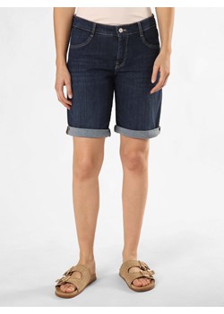 MAC Damskie szorty dżinsowe - Shorty Kobiety Jeansy blue stone jednolity ze sklepu vangraaf w kategorii Szorty - zdjęcie 173399262