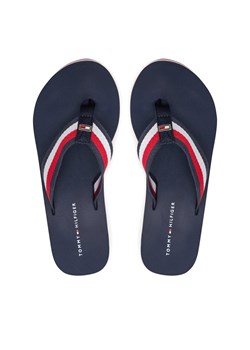 Japonki Tommy Hilfiger Corporate Wedge Beach Sandal FW0FW07987 Kolorowy ze sklepu eobuwie.pl w kategorii Klapki damskie - zdjęcie 173399631