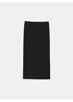 Mohito - Dzianinowa spódnica midi - czarny ze sklepu Mohito w kategorii Spódnice - zdjęcie 173400180