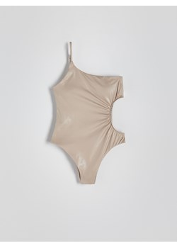 Reserved - Jednoczęściowy strój plażowy - beżowy ze sklepu Reserved w kategorii Stroje kąpielowe - zdjęcie 173400742