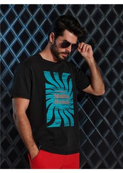 Sinsay - Koszulka z nadrukiem - czarny ze sklepu Sinsay w kategorii T-shirty męskie - zdjęcie 173403380