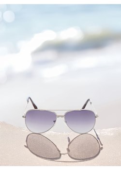 Sinsay - Okulary przeciwsłoneczne - srebrny ze sklepu Sinsay w kategorii Okulary przeciwsłoneczne damskie - zdjęcie 173403523