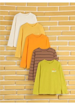 Sinsay - Koszulki 5 pack - zielony ze sklepu Sinsay w kategorii T-shirty chłopięce - zdjęcie 173403661