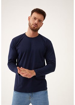 Granatowa Bluzka Tinan ze sklepu Born2be Odzież w kategorii T-shirty męskie - zdjęcie 173404092