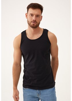 Czarna Koszulka Tinathia ze sklepu Born2be Odzież w kategorii Podkoszulki męskie - zdjęcie 173404162