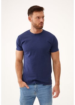 Granatowa Koszulka Tinarene ze sklepu Born2be Odzież w kategorii T-shirty męskie - zdjęcie 173406984