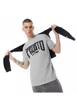 Męski t-shirt z nadrukiem Prosto Triz - szary ze sklepu Sportstylestory.com w kategorii T-shirty męskie - zdjęcie 173407541