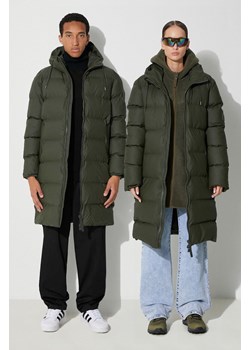 Rains kurtka 15130 Jackets kolor zielony zimowa ze sklepu PRM w kategorii Kurtki damskie - zdjęcie 173408280