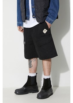 A-COLD-WALL* szorty bawełniane ANDO CARGO SHORT kolor czarny ACWMB208A ze sklepu PRM w kategorii Spodenki męskie - zdjęcie 173408374