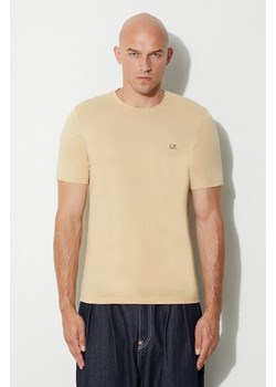 C.P. Company t-shirt bawełniany 30/1 JERSEY GOGGLE PRINT T-SHIRT kolor beżowy z nadrukiem 15CMTS044A005100W ze sklepu PRM w kategorii T-shirty męskie - zdjęcie 173408432
