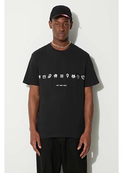 KSUBI t-shirt bawełniany kolor czarny z nadrukiem ze sklepu PRM w kategorii T-shirty męskie - zdjęcie 173408450