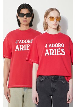 Aries t-shirt bawełniany JAdoro Aries SS Tee kolor czerwony z nadrukiem SUAR60008X ze sklepu PRM w kategorii T-shirty męskie - zdjęcie 173409533