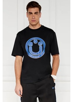 Hugo Blue T-shirt | Regular Fit ze sklepu Gomez Fashion Store w kategorii T-shirty męskie - zdjęcie 173410030