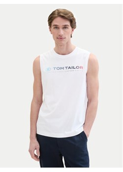 Tom Tailor Tank top 1041866 Biały Regular Fit ze sklepu MODIVO w kategorii T-shirty męskie - zdjęcie 173410422