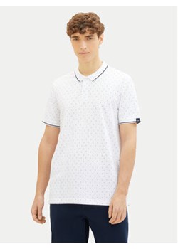 Tom Tailor Denim Polo 1040465 Biały Regular Fit ze sklepu MODIVO w kategorii T-shirty męskie - zdjęcie 173410424