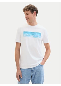 Tom Tailor Denim T-Shirt 1042045 Biały Regular Fit ze sklepu MODIVO w kategorii T-shirty męskie - zdjęcie 173410462