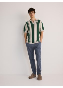 Reserved - Spodnie chino slim fit - zielony ze sklepu Reserved w kategorii Spodnie męskie - zdjęcie 173411824