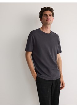 Reserved - T-shirt regular fit - szary ze sklepu Reserved w kategorii T-shirty męskie - zdjęcie 173412060