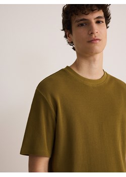 Reserved - T-shirt comfort fit - oliwkowy ze sklepu Reserved w kategorii T-shirty męskie - zdjęcie 173412211