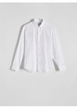 Reserved - Koszula slim fit - biały ze sklepu Reserved w kategorii Koszule męskie - zdjęcie 173412463