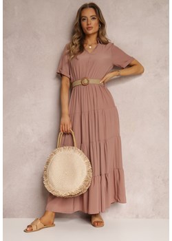 Różowa Sukienka Pelletier ze sklepu Renee odzież w kategorii Sukienki - zdjęcie 173413131