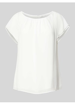 Bluzka z marszczeniami ze sklepu Peek&Cloppenburg  w kategorii Bluzki damskie - zdjęcie 173413782