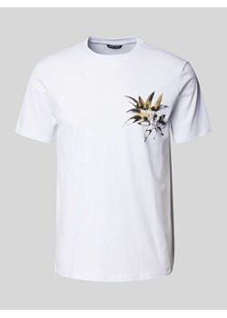 T-shirt z wyhaftowanym logo ze sklepu Peek&Cloppenburg  w kategorii T-shirty męskie - zdjęcie 173413794