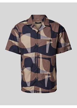 Koszula casualowa o kroju slim fit z kołnierzem z połami model ‘BLACARNABY’ ze sklepu Peek&Cloppenburg  w kategorii Koszule męskie - zdjęcie 173413884