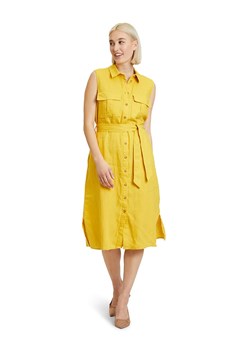 Betty Barclay Lniana sukienka w kolorze żółtym ze sklepu Limango Polska w kategorii Sukienki - zdjęcie 173414893