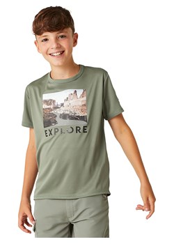 Regatta Koszulka &quot;Alvarado VIII&quot; w kolorze khaki ze sklepu Limango Polska w kategorii T-shirty chłopięce - zdjęcie 173415591