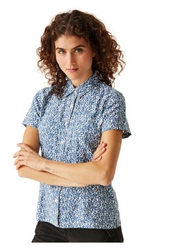 Regatta Koszula funkcyjna &quot;Mindano VIII&quot; w kolorze niebieskim ze sklepu Limango Polska w kategorii Bluzki damskie - zdjęcie 173415933