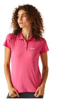Regatta Funkcyjna koszulka polo &quot;Maverick V&quot; w kolorze różowym ze sklepu Limango Polska w kategorii Bluzki damskie - zdjęcie 173415993