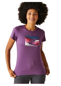 Regatta Koszulka sportowa &quot;Fingal VIII&quot; w kolorze fioletowym ze sklepu Limango Polska w kategorii Bluzki damskie - zdjęcie 173416241
