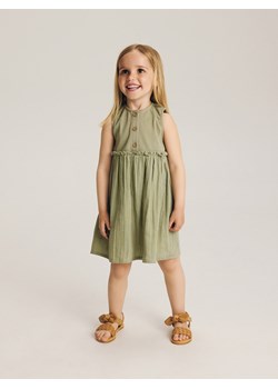 Reserved - Sukienka bez rękawów - oliwkowy ze sklepu Reserved w kategorii Sukienki niemowlęce - zdjęcie 173417544