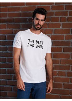 Sinsay - Koszulka Dzień Ojca - biały ze sklepu Sinsay w kategorii T-shirty męskie - zdjęcie 173418620