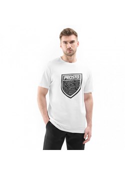 Męski t-shirt z nadrukiem Prosto Yumzle - biały ze sklepu Sportstylestory.com w kategorii T-shirty męskie - zdjęcie 173419511